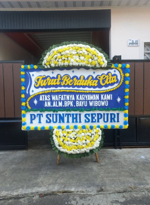 Papan Bunga Duka di Poso